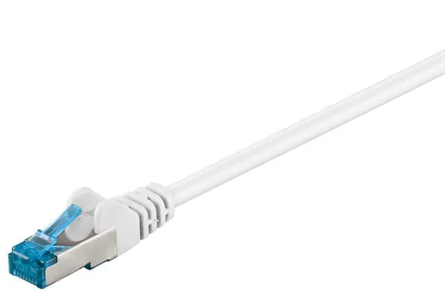 Patchkabel CAT 6A, S/FTP (PiMF), vit, 7,5 m