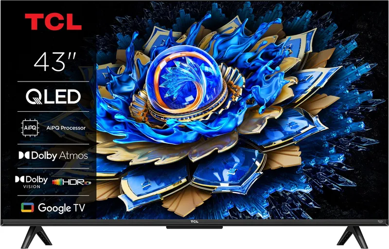 TCL 43" 43T69C / 4K / QLED / 60 Hz / Google TV