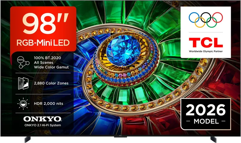 TCL 98" RM7L / 4K / RGB Mini-LED / 144Hz / Smart TV