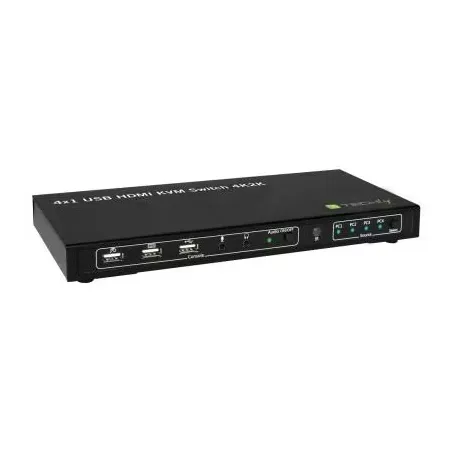 Techly IDATA-KVM-HDMI4U KVM-switch HDMI, 4 datorer