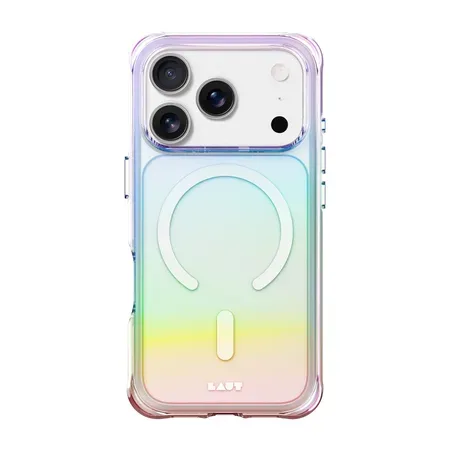 LAUT AERO HOLO skal för iPhone 17 Pro Max pärlemor transparent