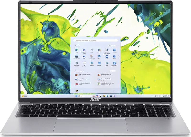 Acer Swift Lite 16 SFL16-31P bärbar dator, Core 3 N355, 8 GB, 256 GB