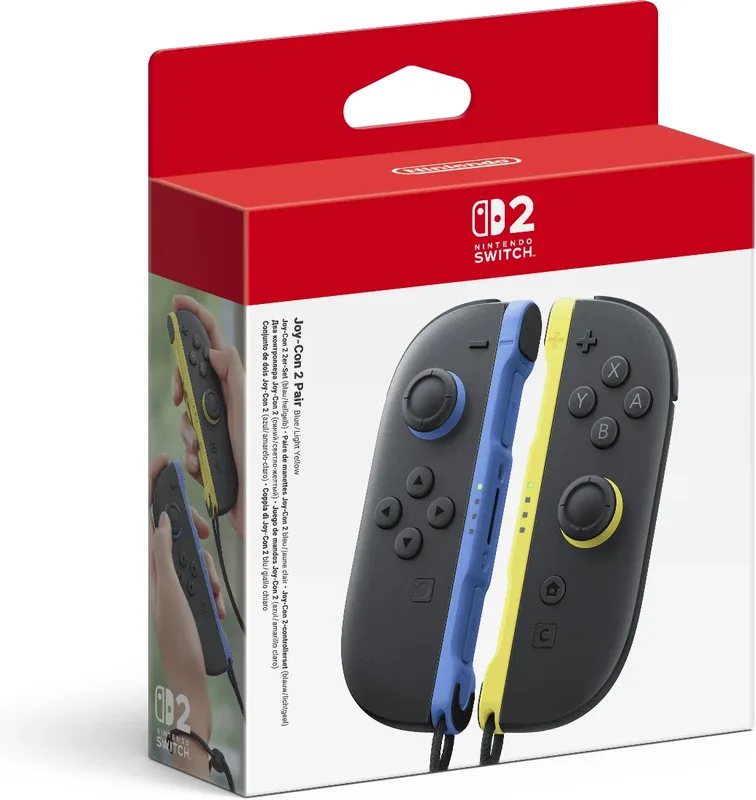Nintendo Joy-Con 2 par, blå/ljusgul