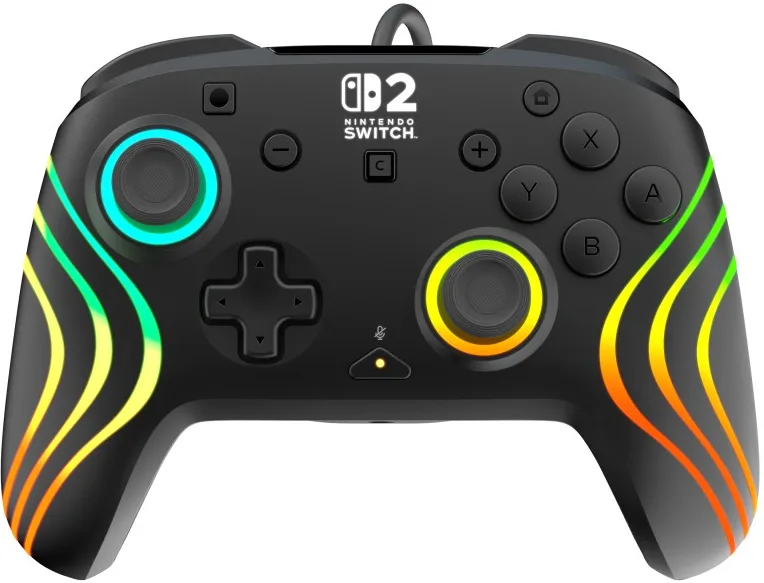 PDP Afterglow Wave RGB gamingkontroll till Nintendo Switch 2