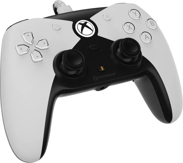 Hyperkin Competitor kabelansluten Xbox-kontroll med halleffektjoysticks, vit