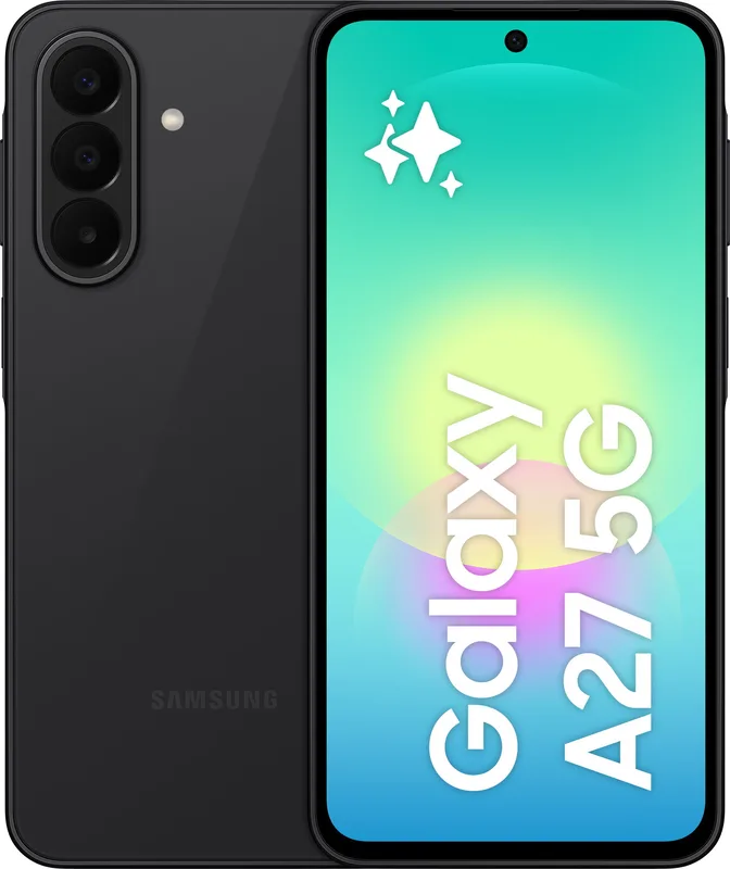 Samsung Galaxy A27 5G 128 GB, svart