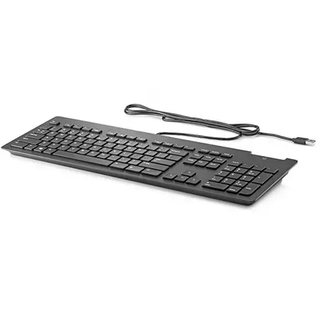 HP USB slimtangentbord med smartkortläsare, tysk QWERTZ