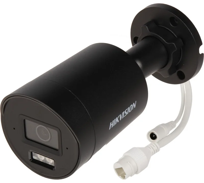 Hikvision DS-2CD2083G2-LI2U(2.8mm)(SVART) 8 MP Acusense Smart Hybrid Light Fast Bullet Nätverkskamera