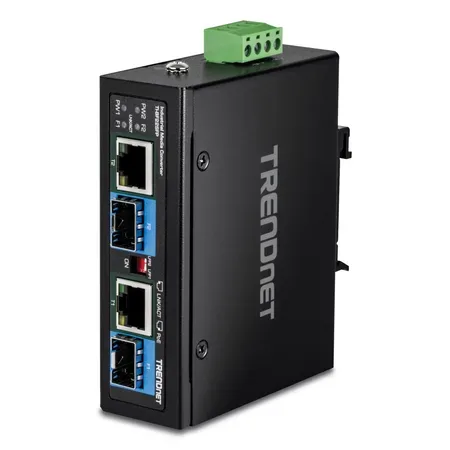 TRENDnet TI-BF22SFP fibermediekonverterare, 1GbE