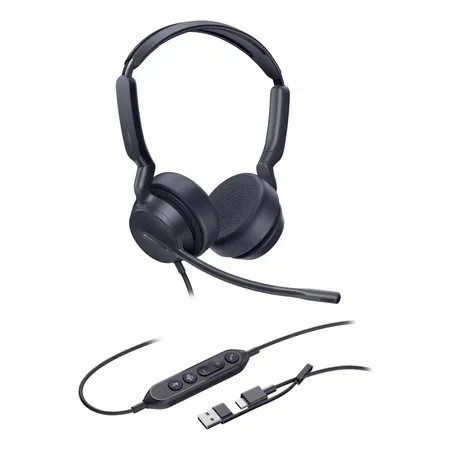Yealink UH42 Dual Teams headset med USB-C och USB-A