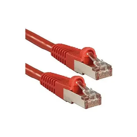 Lindy 47164 nätverkskabel Cat6a S/FTP 2 m röd