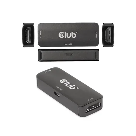 Club 3D repeater för AV-utrustning, HDR, 60 Hz