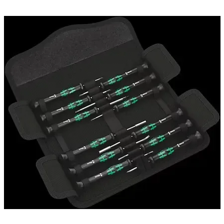 Wera Micro 12 Electronics 1 Sæt Standard skruetrækker