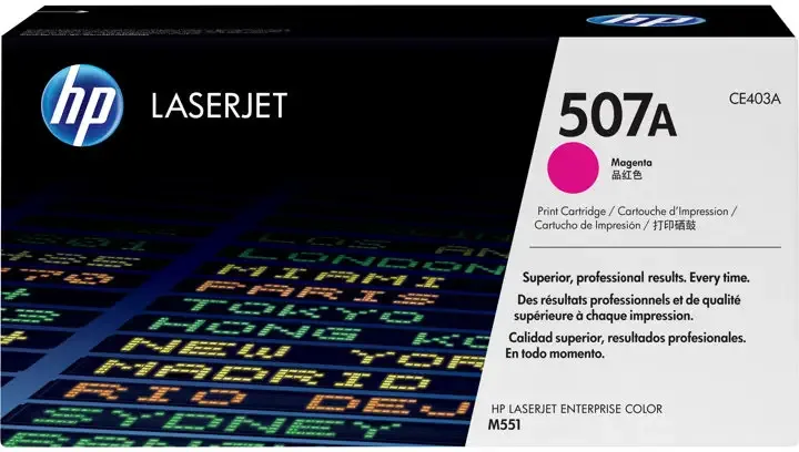 HP 507A - Magenta - original - LaserJet - tonerkassett