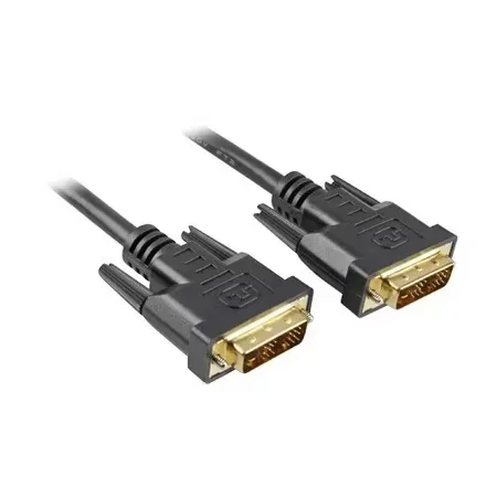 Sharkoon DVI-D-adapter, 3 m, svart
