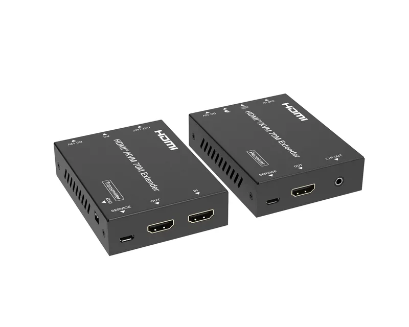 NÖRDIC KVM Förlängare HDMI 4K60Hz 70m CAT6