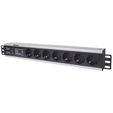 Intellinet 19" 1.5U Rackmount 7-Way Power Strip