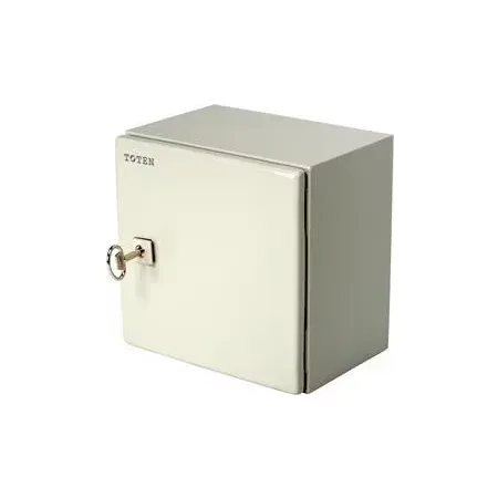 Deltaco CB-3030 väggmonterat skåp, vit, IP66