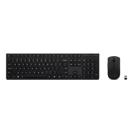 Lenovo 4X30H56803 Professional trådlöst tangentbord och mus kombination, tjeckisk, svart