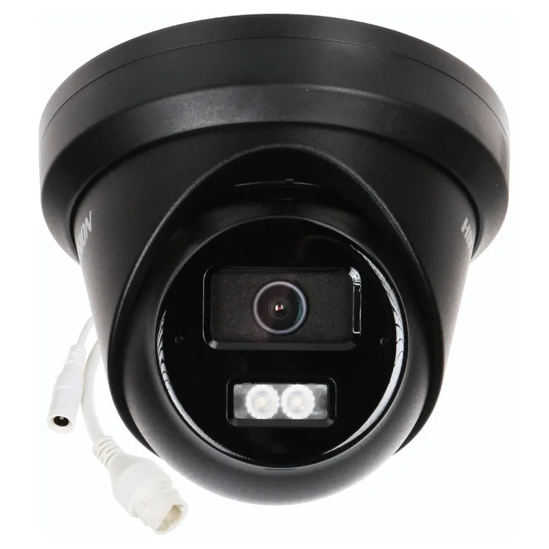 Hikvision DS-2CD2363G2-LI2U(2.8mm)(SVART) 6 MP Acusense Smart Hybrid Light Fast Turret Nätverkskamera