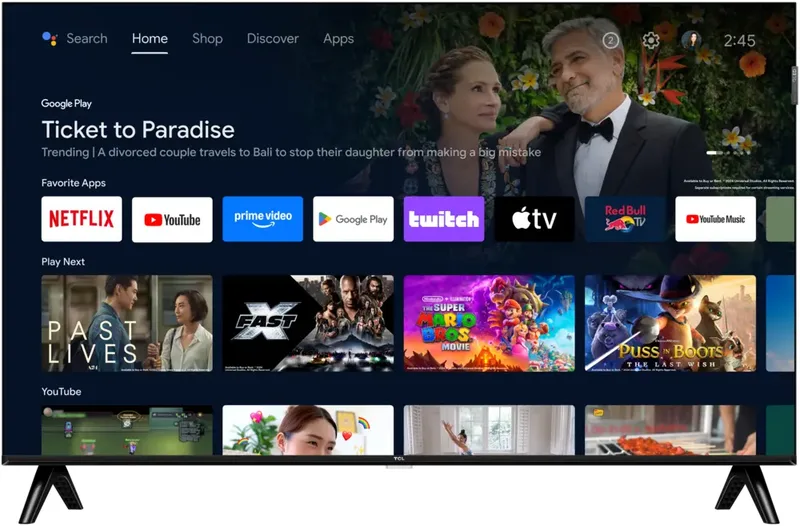TCL 40" 40S51K FHD QLED TV