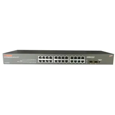 Longshine LCS-GS9126 switch 24 portar Gigabit + 2 SFP