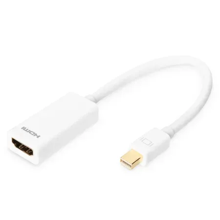 DIGITUS videokonverterare Mini DisplayPort till HDMI, 0,15 m