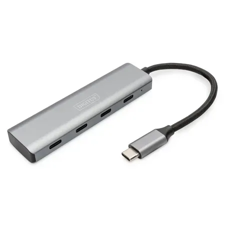 Digitus DA-70246 USB-C-hubb, 4 portar, USB 3.2 Gen 1