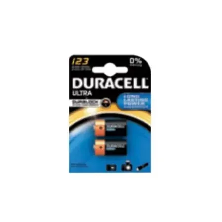 Duracell Batteri Ultra Photo Lithium 123 (CR17345) 2St.