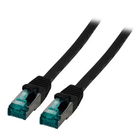 EFB Elektronik MK6001.0,15B nätverkskabel svart 0,15 m Cat6a S/FTP