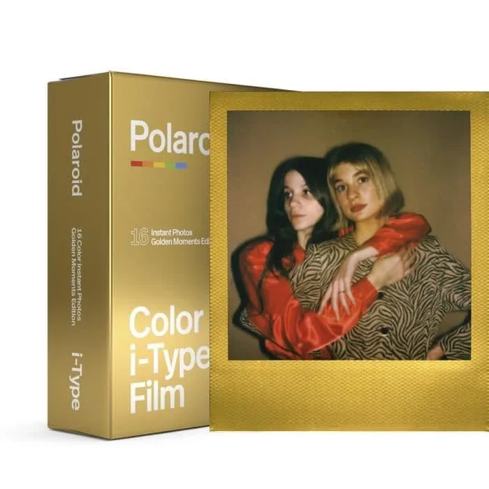 Dubbelpack guldfärgad direktfotopapper för i-Type x8 x2 Polaroid