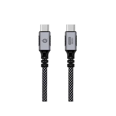 CONCEPTRONIC USB-C-kabel 3.2 PD 3.0, 1,2 m, 5 A, 4K60 Hz, svart