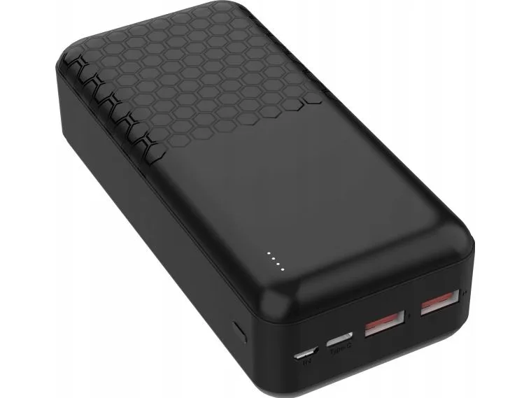 Platinet power bank 30000mAh PD QC, black (45933)