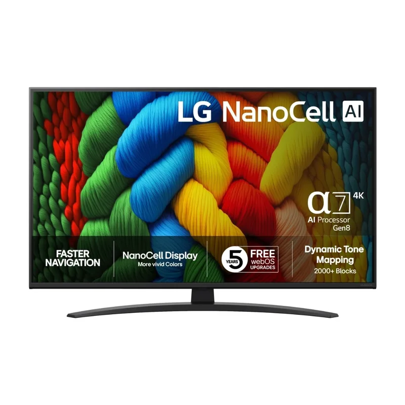 LG 43" 4K NanoCell TV 2025 43NANO81A