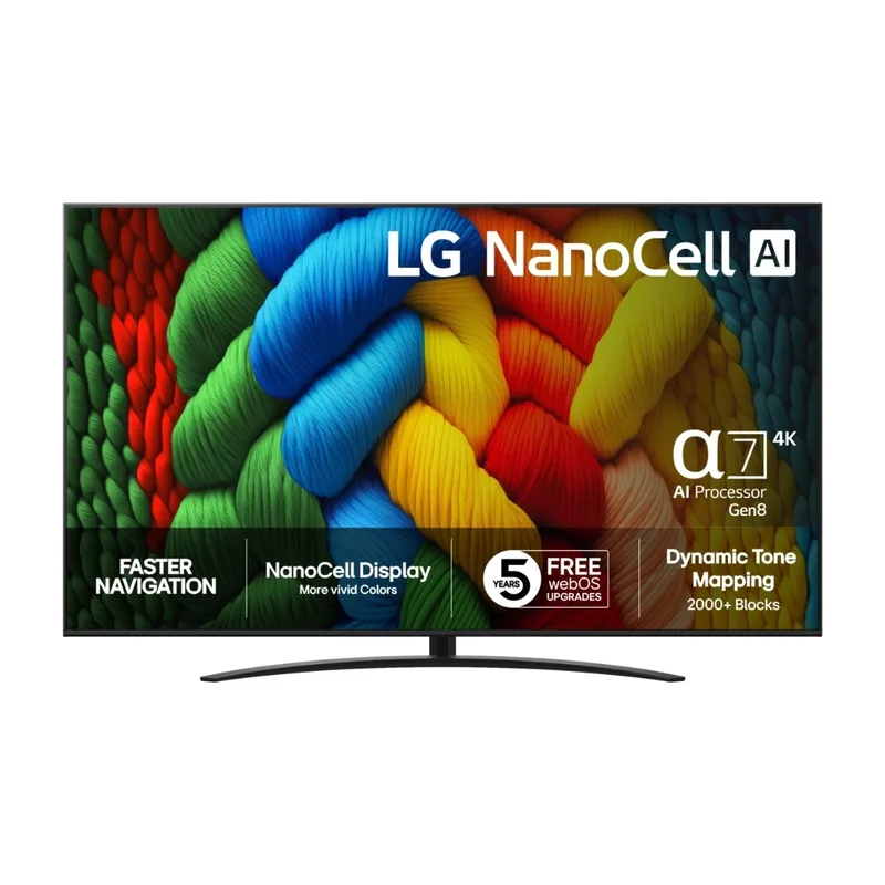 LG 86" 4K NanoCell TV 2025 86NANO81A