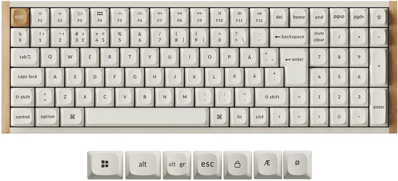 Keychron K4 HE SE Trådlöst Gamingtangentbord / Gateron 2.0 Magnetic Switch / Tri-mode / QMK/VIA