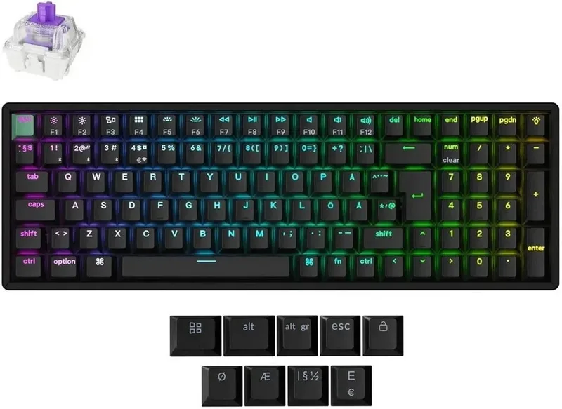 Keychron K4 HE Trådlöst Gamingtangentbord Gateron 2.0 Magnetic Switch / Tri-mode / QMK/VIA