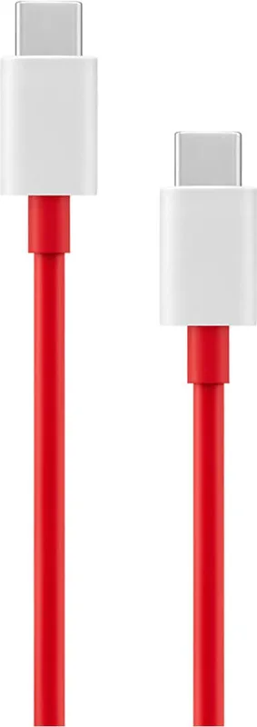 OnePlus Warp Charge 65 USB-C till USB-C-kabel 150cm (röd/vit)