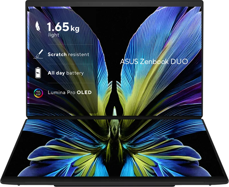ASUS ZenBook Duo UX8407AA, 14 tum, Core Ultra X7 358H, 32 GB, 512 GB