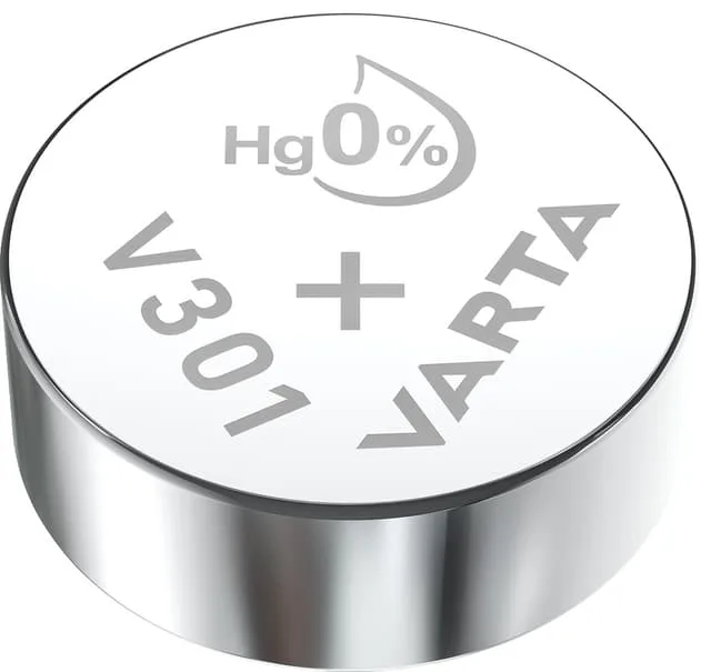 V301 155V-115MAH SILVEROXID KNAPPCELL VARTA 116X42MM