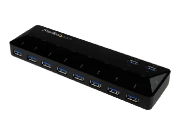 StarTech.com USB 3.0-hub med 10 portar och laddnings- & synkningsportar