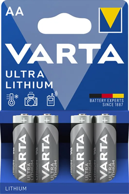 ULTRA LITHIUM 1,5V LR06 AA-batterier