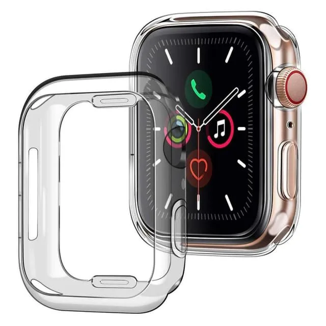 Skyddande Transparant Skal TPU för Apple Watch Series 7 41mm