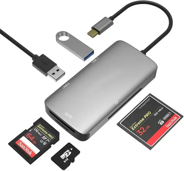NÖRDIC 1 till 5 USB-C adapter