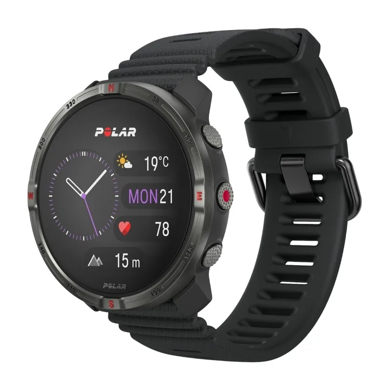 Polar Grit X2 sportklocka, svart