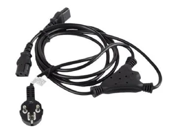 Lanberg Strömkabel CEE 7/7 till IEC 60320 C13