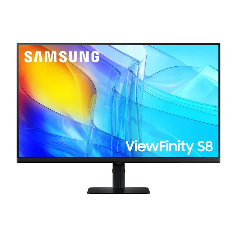 32" Samsung ViewFinity S32D804E, VA 4K/3840x2160, 5 ms, HDR10, höjdjusterbar, pivot, HDMI/DP, USB 3.2-hubb