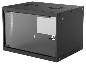 Intellinet 714143 stativ 6U Vægmonteret stativ Sort
