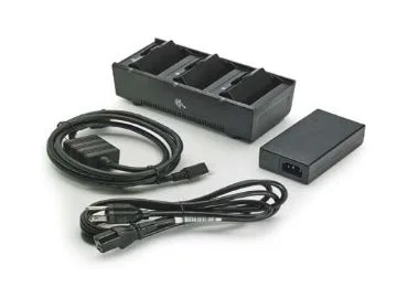 Batteriladdare 3-Slot Inkl Strömadapter och Strömsladd