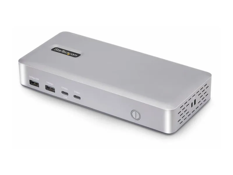 StarTech.com USB4 Docking Station, USB-C 40Gbps, Dual Video HDMI, Up to 2x 4K 60Hz 4:4:4 (RGB) or 2x 4K 120Hz 4:2:2, Multi-Monitor Dock, 6x USB, 2.5G